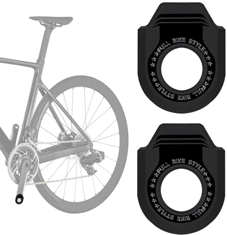 Kbnuetyg Bottes de manivelle de vélo – Manchon élastique anti-collision – Housse de protection pour manivelle de vélo | Pour vélo de montagne, route en plein air, vélo, trail, trajet