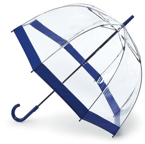 Fulton Birdcage One Women's Umbrella Navy Border One Size