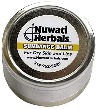 Nuwati Herbals Healing Balm for Severely Dry Skin Sundance Balm - Softens Rough, Dry, Damaged Skin, Lips, and Cuticles - For Elbows, Heels, Hands, and Lips, Made in the USA, 4 Ounces