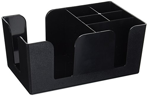 Winco Condiment Caddy 6 Compartment, Plastic
