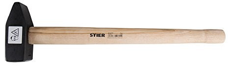 Sledge hammer STIER 4kg avec manche en frêne DIN 1042