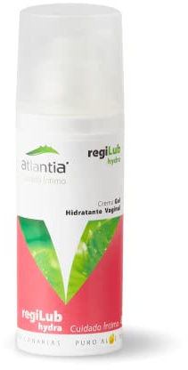 Atlantia Aloe Regilub Vaginal Cream Gel, Relieves Vaginal Dryness Whilst Hydrating the Vaginal Mucosa, Reduces Itching & Burning, Fragrance-Free With Aloe Vera 50ml