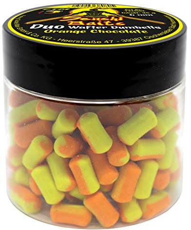 FTM Senshi Baits Duo Wafter Dumbells 6mm Orange/Chocolate