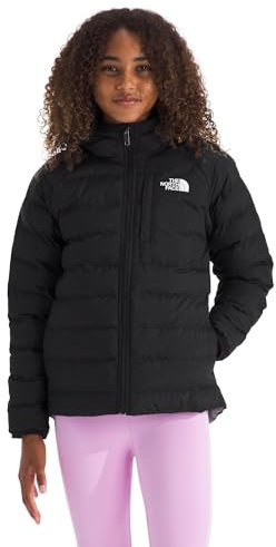 The North Face NF0A88UEWOO G REVERSIBLE PERRITO HOODED JACKET Giacca Unisex Bambino TNF BLACK/SMOKED PEARL Taglia XS