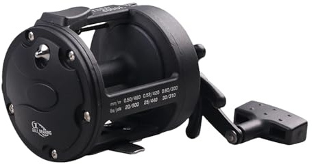 Carrete de pesca en altura, carrete de arrastre de agua salada, carrete de pesca en barco, lanzamiento ultra , carrete de pesca de altura ultra fluido Carrete de arrastre de carga pesada para