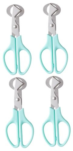 Cabilock 2 Juegos Tijeras Para De Codorniz Herramienta Abridor De De Codorniz Abridor De Cáscara De Huevo Tijeras Caseras Para De Codorniz Acero Inoxidable 2 Piezas * 2