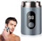Homirty Compact Electric Razor for Men Women, Type-C Rechargeable Electric Shaver with LED Display, Mini Shavers for Men Electric Razor, Waterproof Shaving Machines, Cordless Shaver for Travel, Blue
