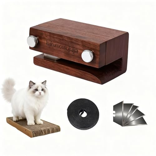 Cardboard Cutter for Cat Scratchers,Wooden cat Cardboard Cutter，Box Cutter for cat Scratcher,DIY Cat Scratchers Strip Tool