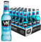 VK Alcopop Bottles 24 x 275ml Case - VK Blue - Fruity Vodka Based Alcopop Premixed Drink, 3.4% ABV Mixed Berry Ready To Drink