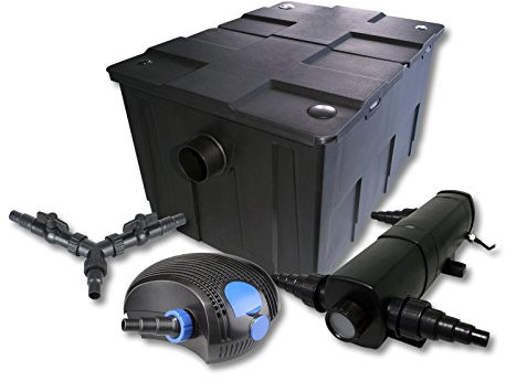 SunSun Filterset för 60 000 l damm med 36 W dammklarare och 100 W ECO pump