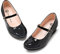 MIXIN Kids Black Mary Jane Shoes for Little Girls with Adjustable Buckle Comfortable Party Shoes Size 12