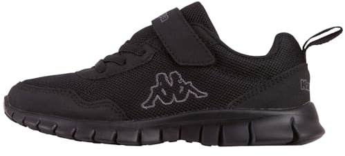 Kappa Unisex Kinder Sneaker Turnschuh 260982OCK 1116 Black, Schuhgröße:28 EU