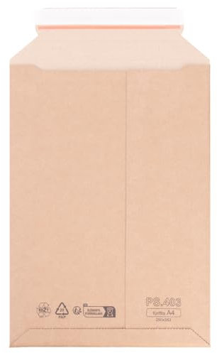 verpacking Wellpappversandtaschen Braun 250 x 353 mm – A4 [Größe und Stückzahl wählbar] Kartonversandtasche Versandtasche Pappe selbstklebend Versandumschläge aus Wellpappe 25 Stück