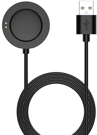 AWADUO USB-Ladekabel für Xiaomi Watch S3/H1/2 Pro/S2, 1m/3.3ft, Schwarz, Kompatibel mit USB-Buchse, Schützt vor Überladung, Einfache Verwendung