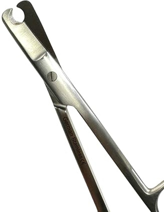 Dog and Cat Nail Cutters Scissors Style German Stainless Steel - For Small Animals, Cats, Dogs, Birds - Grooming Essentials (5.5)