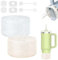 Zimoer 8 Stück Stanley Cup Zubehör, enthält 4 auslaufsichere Silikonstopfen, 2 Stück Strohdeckel, 2 Silikonhülle für Stanley Cup, Glitzer Silikon Tumbler Bottom Protector, Cups Nicht enthalten