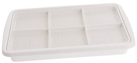 ifundom Vassoio per Semi Trasparente Coltivatore Verdure per Giardinaggio Indoor Design Innovativo con Densi per Radicamento Facile