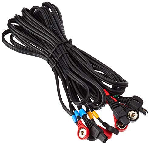 COMPEX 4er-Kabelset, Schwarz