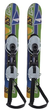GPO Snowblade Racing Figl | Renn-Kurz-Ski inkl. GC-001-Bindung | 65 cm Länge | Big-Foot-Ski für Herren und Damen