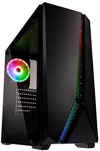 Kolink compatible Quantum RGB Midi-Tower, Tempered Glass - schwarz