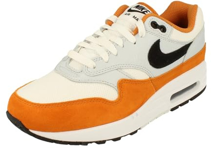 NIKE Air Max 1 Men's Trainers Sneakers Shoes FN6952 (White/Monarch/Pure Platinum/Black 101) UK6.5 (EU40.5)