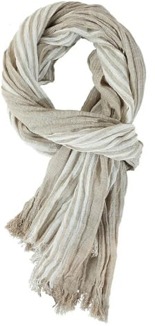 LRDPSS Höst Vinter Herr Scarf Bomull Linne Randiga Herrhalsdukar Varm Pashmina Halsduk Mode Mansjalar