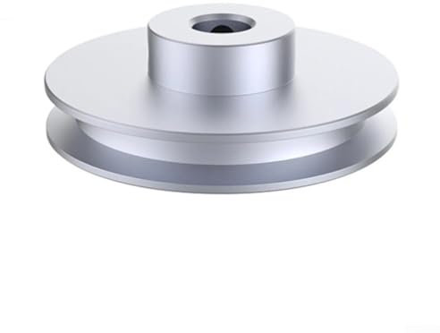 V-Nut-Riemenscheiben, rund, Aluminium, gerillte Riemenscheibe, Aluminiumlegierung, Einzelrillen-Riemenscheibe für 6 mm breite Riemen, Außendurchmesser 20 mm-80 mm (40)