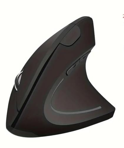 Ratón Vertical Ergonómico Inalámbrico 2.4GHz Óptico Con 3 DPI Ajustables 800/1200/1600 Y 6 Botones Para Laptop PC Computadora Desktop gran ergonomía ideal para muchas horas de trabajo INALAMBRICO