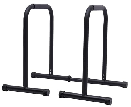 SAOUYPYMA 440lbs Adjustable Dip Bar, Heavy Duty Calisthenics Dip Station with Adjustable Parallel Dip Bars, Home Dip Stand Body Press Bar Parallel Bars Dip Equipment for Calisthenics, Strength Training