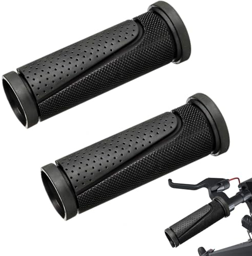 1 Pair Bike Grips, Short Mini Bicycle Handlebars, 90MM Length Mountain Bike Grip Replacement for Many Standard Bikes