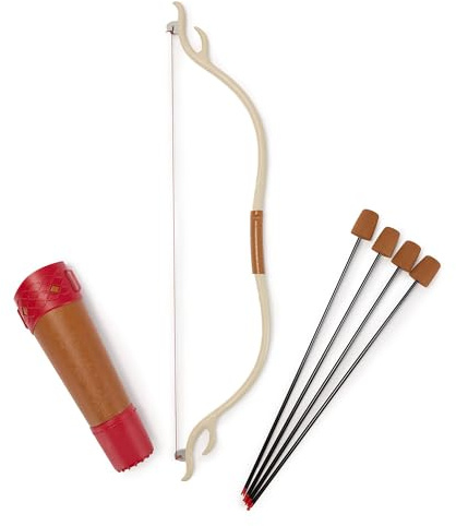 Disney Store Official Set Arco e frecce di Gaston, Giocattolo per Gioco di Ruolo de La Bella e la Bestia, Arco 69 cm, frecce 38 cm, 3+