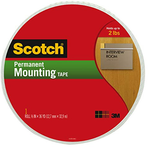 3M Scotch R Double-Sided Foam Mounting Tape, Multi-Colour, 25.4 x 19.3 x 2.03 cm