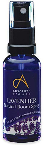 Absolute Aromas Natural Lavender Room Spray with Pure Lavender Essential Oil - A Light, Crisp and Calming Aroma - 100% Pure, Natural, Vegan, Undiluted and Cruelty-Free