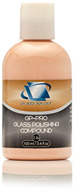 GLASS POLISH 14054 Pâte à polir professionnelle pour toutes surfaces en verre 2,3 microns 100 ML