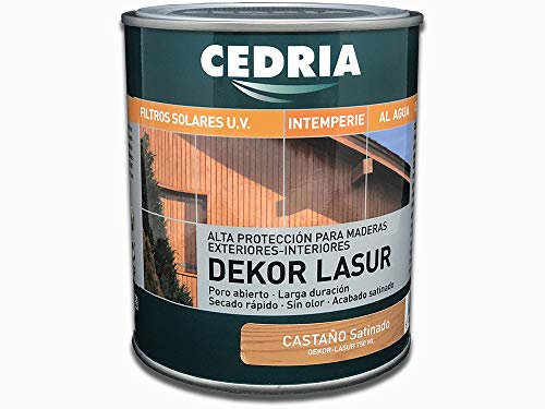 CEDRIA DEKOR LASUR CASTAÑO 0.750L