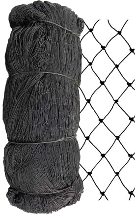 Stromberg’s 2” Mesh Heavy Duty Knotted Aviary Netting, UV Resistant Polyethylene Fiber for Game Birds, Pheasants & Poultry, 85 Lbs Break Strength Durable Against Weather and Predators, Size 25' x 50'