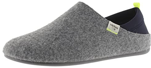 victoria Zapatillas de casa Cerradas Norte 1081115 | Fieltro Reciclado & Pieza Trasera Neopreno para Adulto Unisex