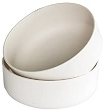 Nordic Ware Soup or Salad Bowl, Set of 2, White, Microwave Safe Polypropylene