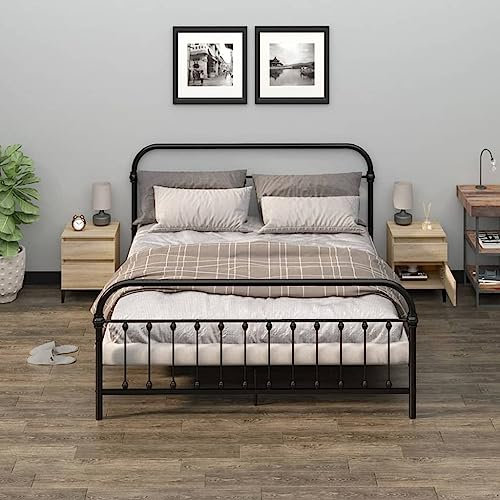 BUKSCYJS Mehrzweckschrank,KüChenschräNke Einzeln,Hochschranknachttische 2 STK. Sonoma-Eiche 40x35x50 Cmgeeignet FüR Schlafzimmer, GäRten, Kleine RäUme, Spielzimmer, WohnräUme