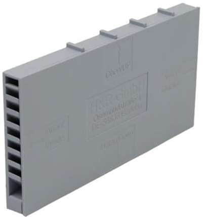 10x Fugenlüfter silbergrau - RAL 7001 | Stoßfugenlüfter, Stoßfugengitter, Lüfter für Klinker