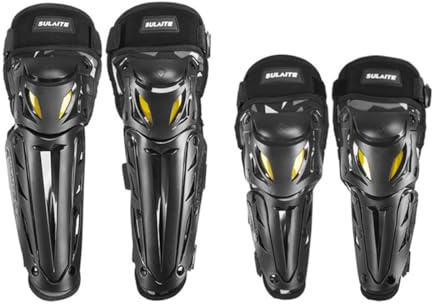 Baymate Camouflage Knieschoner Set Motorrad Radfahren Ellbogen Knieschützer Rüstungsset Schutzausrüstungen Protektor Motocross Racing Knee Guard Skifahren