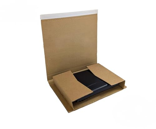 Packaging Now Book Wraps, C3, 311mm x 240mm x 50mm, Pack of 50, Peel&Seal Durable Corrugated Cardboard Mailers