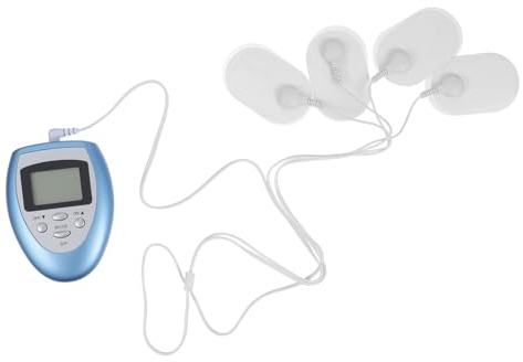 Yardwe Masajeador Eléctrico para Cuello y Hombros Cervicales Dispositivo de Terapia Modos Ajustables Color Azul Aparato de Fisioterapia Corporal para Aliviar Tensión y Muscular Uso