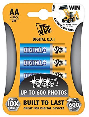 S5491 JCB AA Ultra Alkaline Batteries - Pack of 4