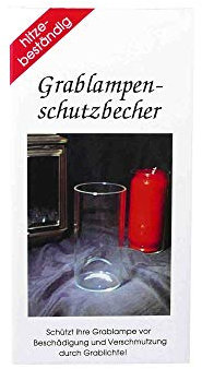 Andre Best Innovations Grablampenschutzbecher 7 Tage | Schutzbecher | Grabkerzen | Grablichter | Laterne