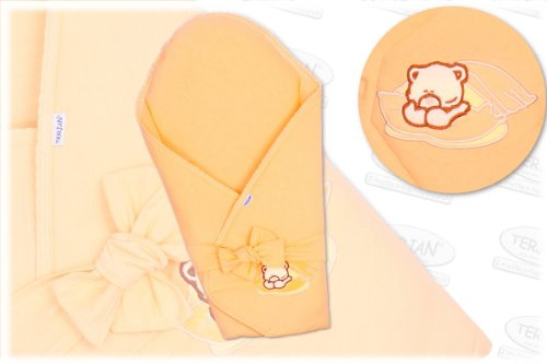 'Baby Puck Serviette/Serviette à langer Protect avec protège-nuque Matelas 100% coton, Oeko-Tex Standard 100, poire