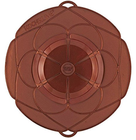 Kochblume Blumendeckel S, Silikon, Braun, 25,5 cm