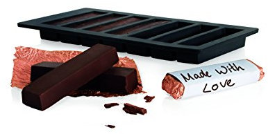 Boska Choco Riegel Starter Set/eigene Schokolade machen/Silikone/Schwarz