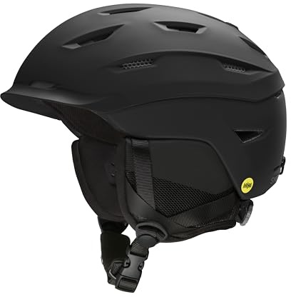 SMITH Unisex-Adult's LEVEL MIPS Helmet, Matte Black, 55/59