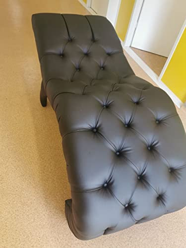 Anatomische Kosmetikliege, Kunstleder, 175x70 cm, Liege für Wimpernverlängerung, Couch für Beauty Salon - 29 grau